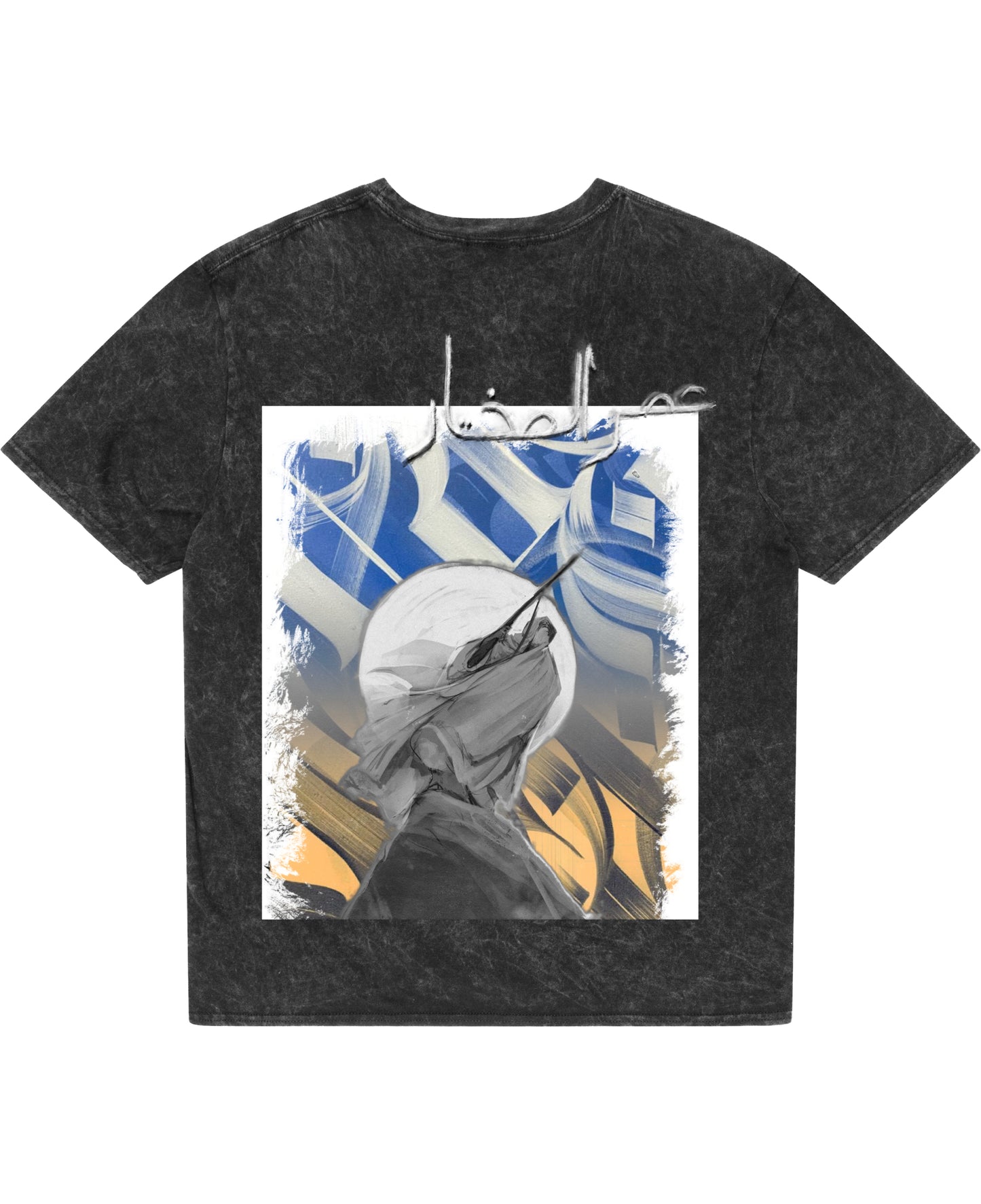 Acidwash Oversized T-shirt Back Design