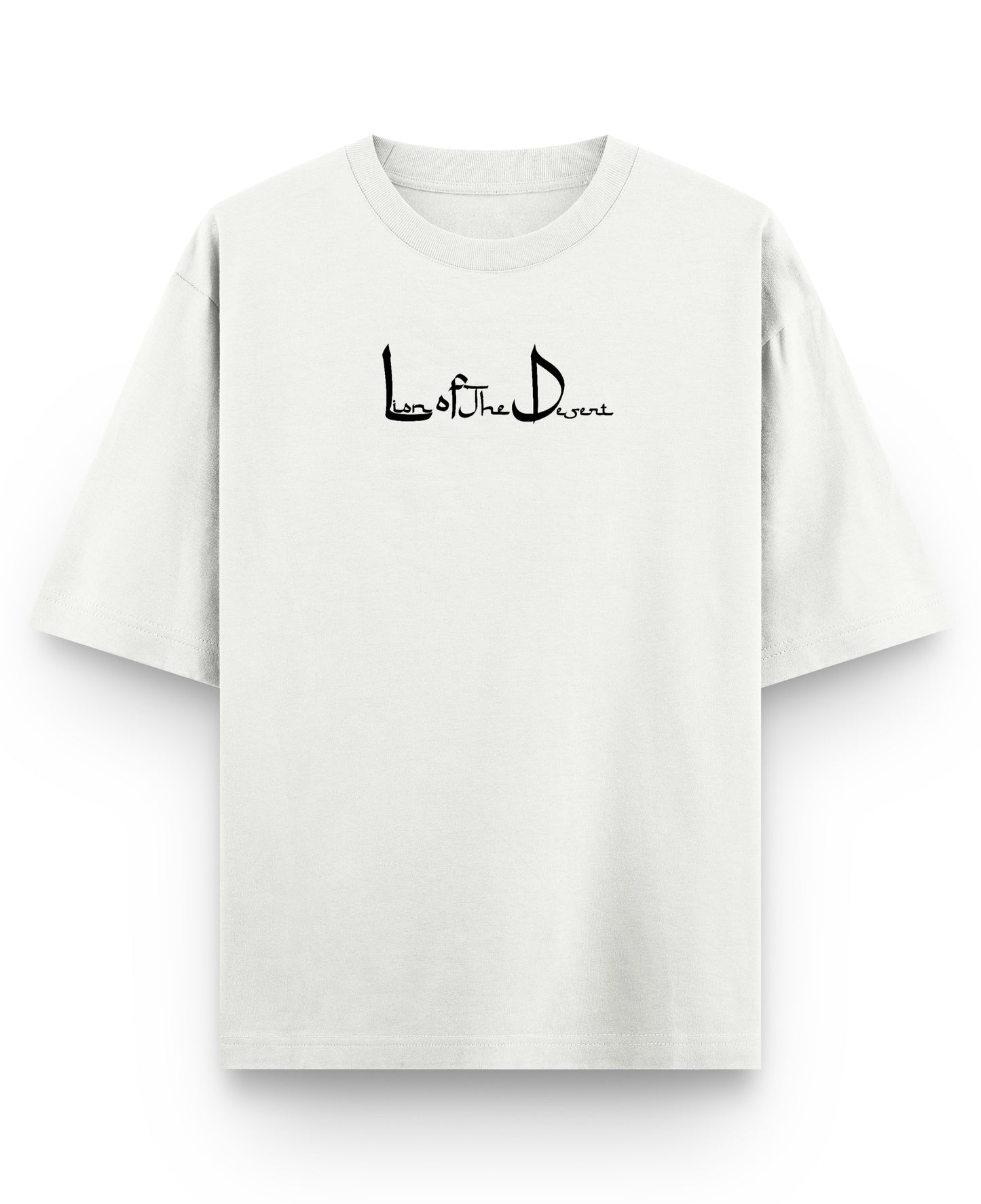 Off White Oversized T-shirt Front Design