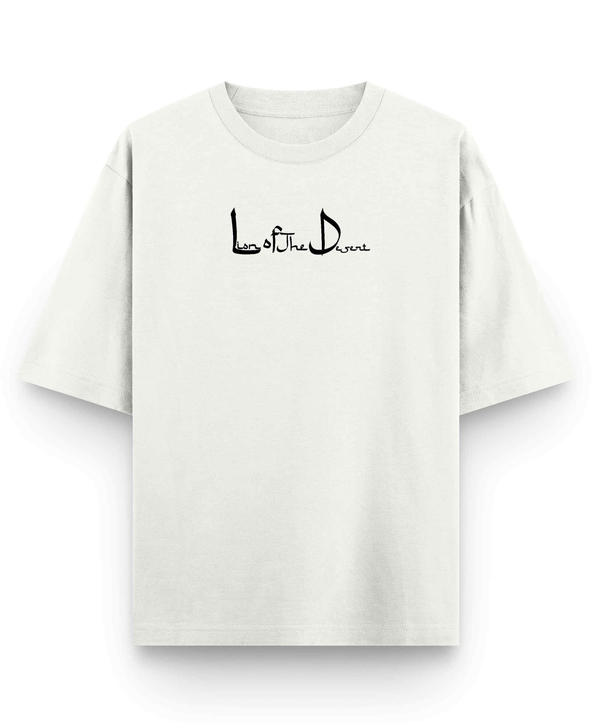 Off White Oversized T-shirt Front Design