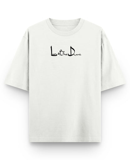 Off White Oversized T-shirt Front Design