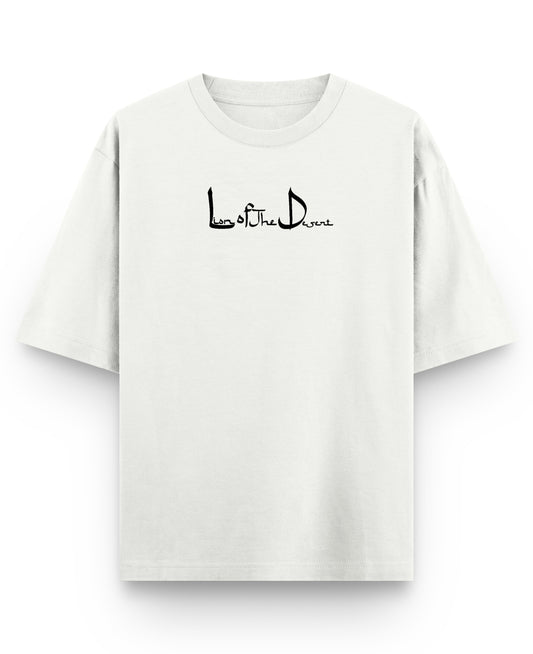 Off White Oversized T-shirt Front Design