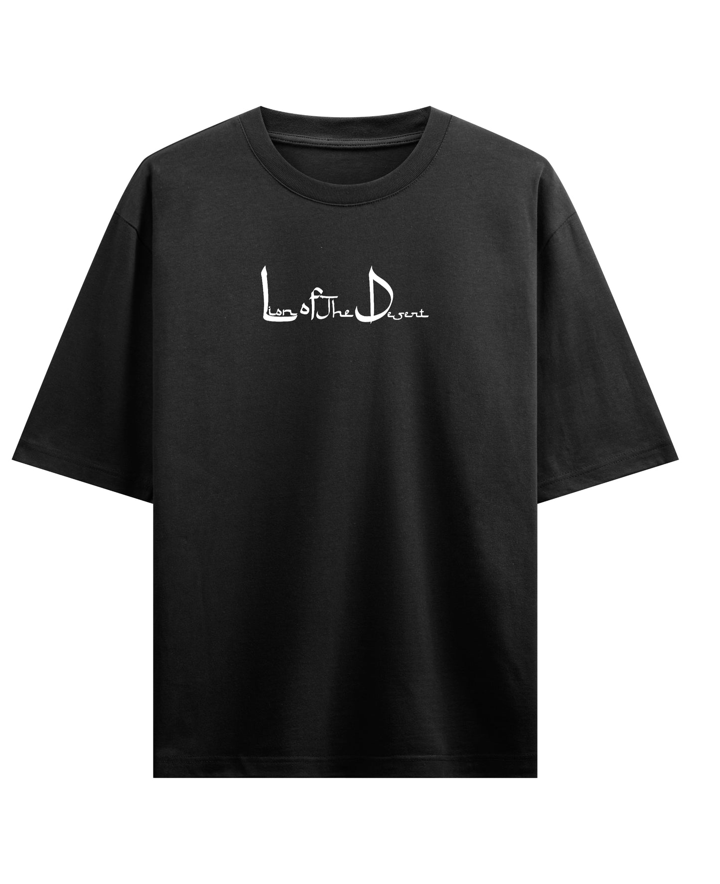 Black Oversized T-shirt Front Design