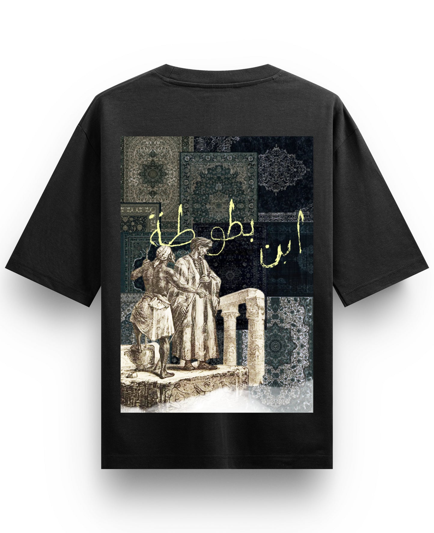 Black Oversized T-shirt Back Design