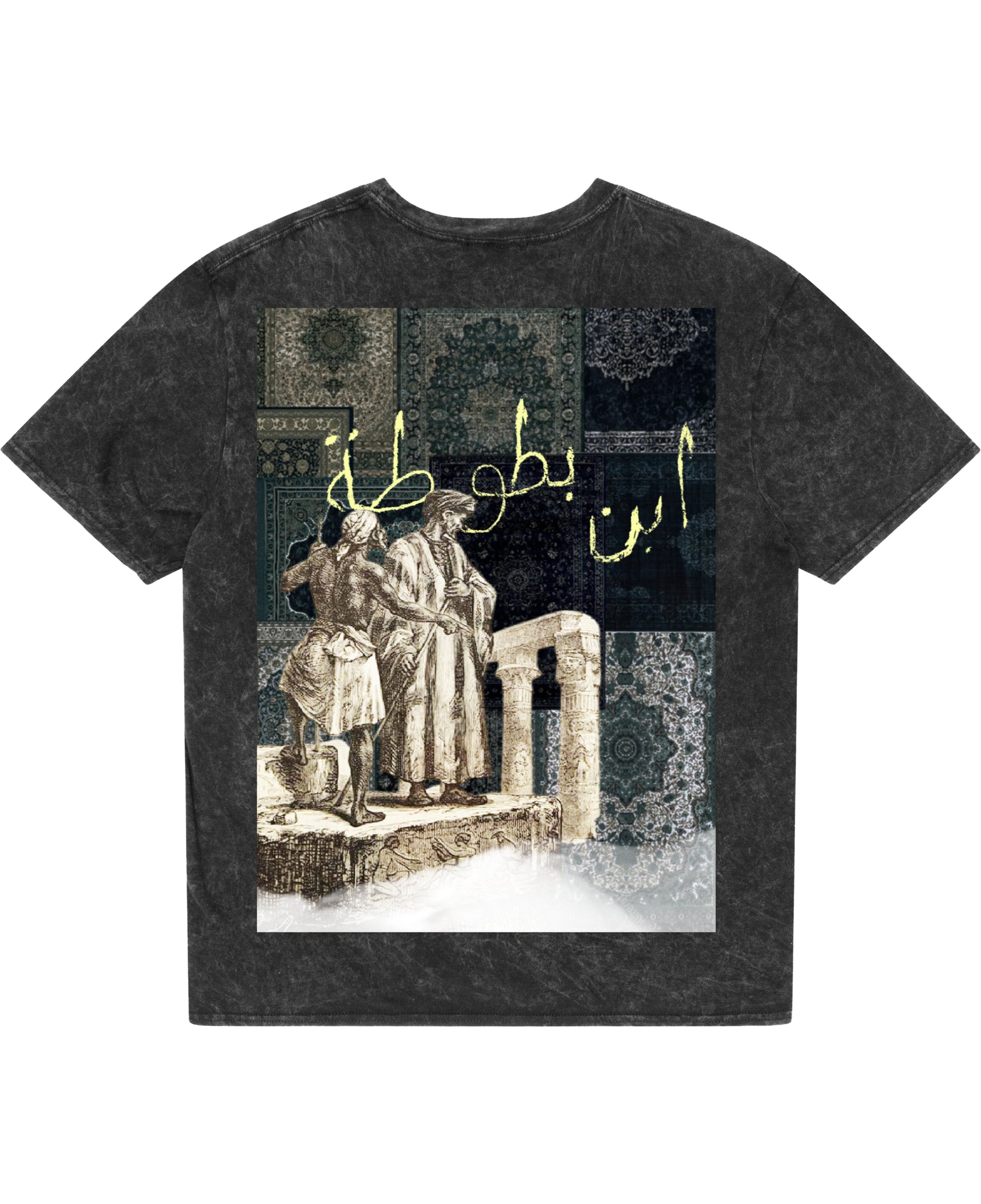 Acidwash Oversized T-shirt Back Design