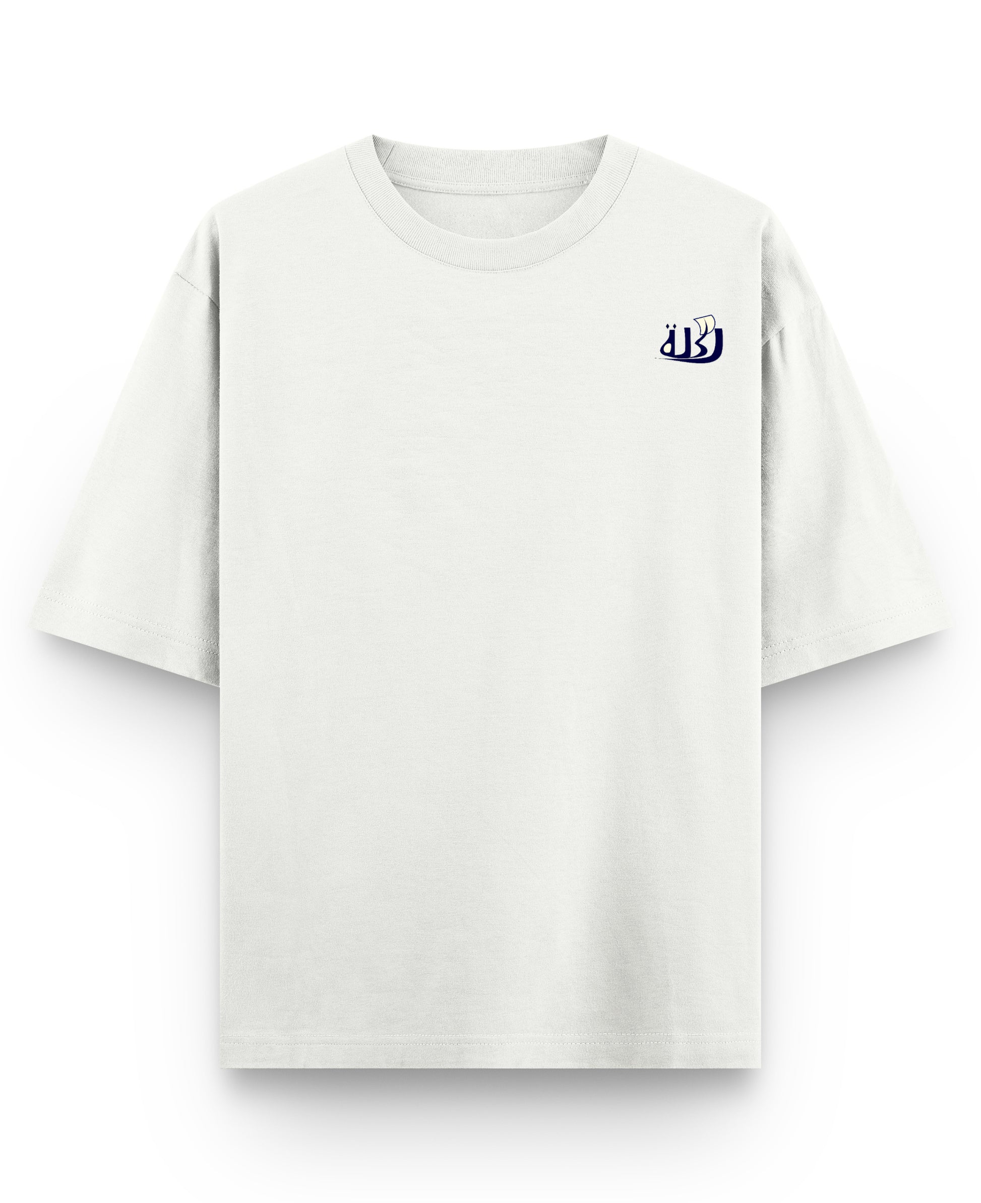 Off White Oversized T-shirt Front Design