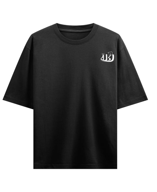 Black Oversized T-shirt Front Design