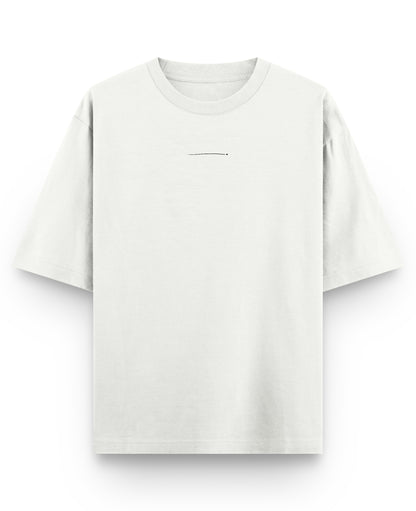 Off White Oversized T-shirt Front Design
