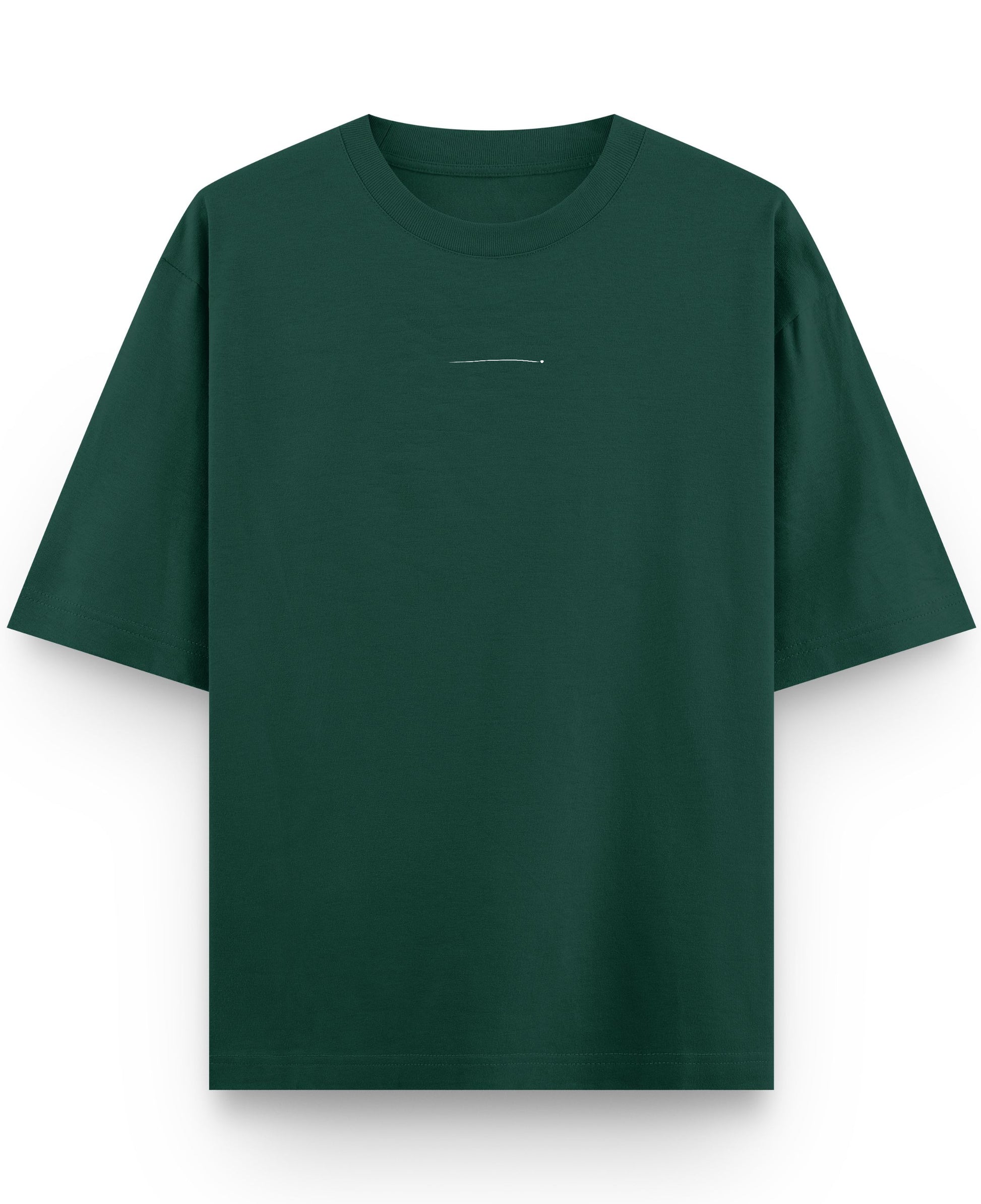 Bottle Green Oversized T-Shirt Front Design